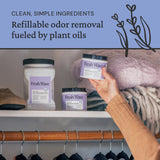 Fresh Wave Lavender Odor Removing Gel, 15 oz., Pack of 2 - Safer Odor Absorbers for Home, Natural Plant-Based Odor Eliminator, Every 15 oz. lasts 30-60 Days, For Cooking, Trash & Pets