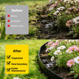 Landscape Edging for Garden Border, 118 ft Plastic Edging Borders for Lawn
