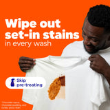 Tide Ultra Oxi Boost Liquid Laundry Detergent, 148 fl oz, 105 Loads, Advanced Stain Remover, Laundry Detergent Liquid with Extra Oxi Power