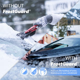 FrostGuard Plus | Winter Windshield Cover for Ice and Snow, XL Size (Snowflake) - Built-in Security Panels, Wiper Blade Coverage + Mirror Covers - Fits XL Size Cars, Trucks and SUVs, 68 x 41 Inches