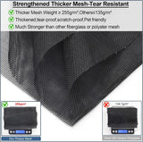 Reversible Left Right Side Opening Wide Magnetic Screen Door for Sliding & French Doors,Heavy Duty Thicker Reinforced Mesh Bug Door Screen Magnetic Closure,Screen 74" x 81",Fits Door to 72"x80"