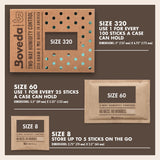 Boveda 75% Two-Way Humidity Control Packs – Size 60 – 12 Pack – Fix Major Moisture Loss/Low RH in Non-Plastic Humidifier – Moisture Absorbers – Individually Wrapped Hydration Packets