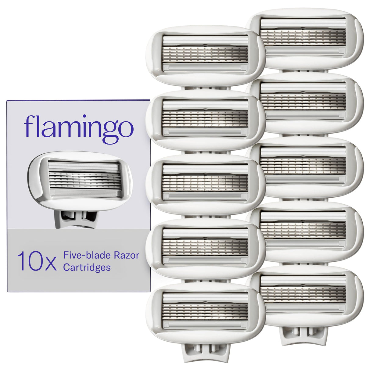 Flamingo Women's Original Razor Blade Refill Cartridges - 10 Count