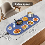Warming Mat for Food Extra Large,36"x15" Food Warming Mats for Countertops, Parties, and Daily Use with Timer and 3 Temperature Levels
