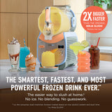 Ninja SLUSHi Max XXL Smart Frozen Drink Maker | Top Performance & Smart Technology, Party-Size 150oz Capacity, No Ice Needed, 6 Programs, Ideal Temp & Texture up to 12 hours | Blue FS605SG