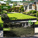 Vashly 20Ft Garden Edging 5.9 in Tall Landscape Edging 20 Pcs Garden Border