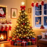 Brightown C9 LED Replacement Bulbs, 25 Pack C9 Christmas Light Bulbs Warm White, Shatterproof LED Bulbs for Christmas String Light, E17 Intermediate Base, Commercial Grade Dimmable Shatterproof Bulb