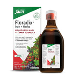 Floradix by Salus Iron & Herbs - Liquid Herbal Supplement for Energy Support* - Iron Supplement with Vitamin C & B Complex Vitamins - for Men & Women - 23.7 Fl Oz