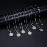 Yoosteel Gifts for Women Initial Necklace, Letter M Paperclip Necklace