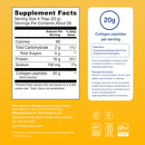 Vital Proteins Collagen Peptides Powder - Grass Fed Collagen Peptides for Hair, Nail, Skin, Bone & Joint Health, Vanilla, 23.2 Ounces