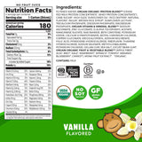 Orgain Organic Kids Protein Nutritional Shake, Vanilla - 8g of Protein, 22 Vitamins & Minerals, Fruits & Vegetables, Gluten Free, Soy Free, Non-GMO, 8.25 Oz, 12 Ct (Packaging May Vary)
