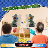 BLmukce Dinosaur Shooting Toys for Kids 3-5 5-7, Movable Target Shooting Game trex Chomp Shot Dino Blaster Toy Gift for Boys Age 4-8, Christmas & Birthday Gifts for 3 4 5 6 7 8 Years Old Kids