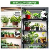 Wolezek Grow Light Strips for Indoor Plants, 420 LEDs Full Spectrum Plant Light for Indoor Growing with 6/12/16H Auto Timer, Grow Lamp Bar for Seedling Succulent, 13.8 Inches, 4 Pack