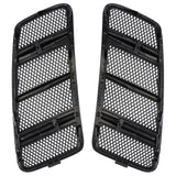 Pair Front Left & Right Hood Vent Air Grille Cover fits for Merce*des Benz W166 GL350 GL450 GL550 GL63 AMG 2013-2016 ML350 ML550 ML63 2012-2015 Hood Air Vent Grille Replaces 1668800105 1668800205