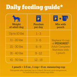 Pedigree Choice Cuts Wet Dog Food Pouch, Protein Variety, 3.5 oz, 48 Count