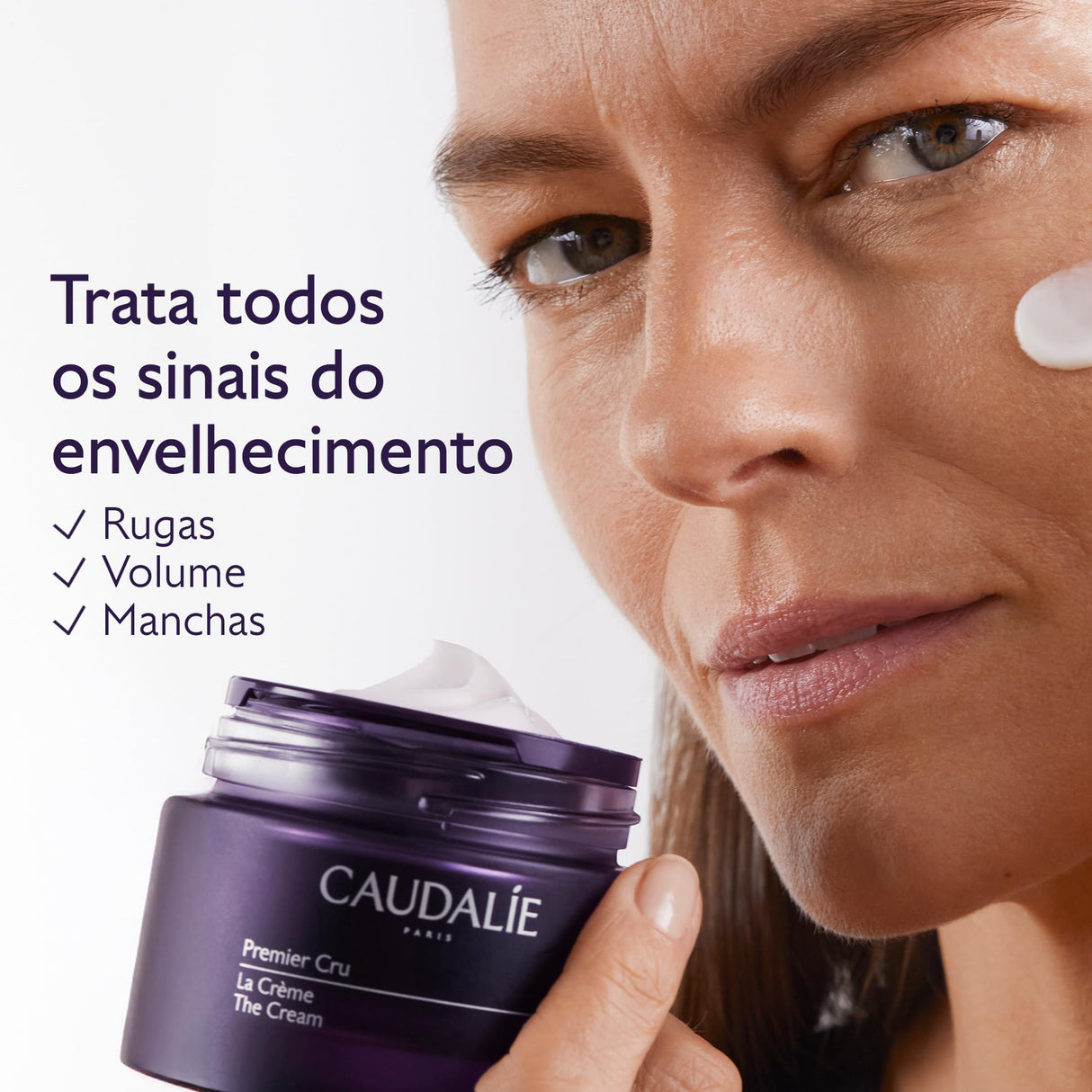 Caudalie Premier Cru Anti-Aging Cream Moisturizer, Refill Pod - 50 ml