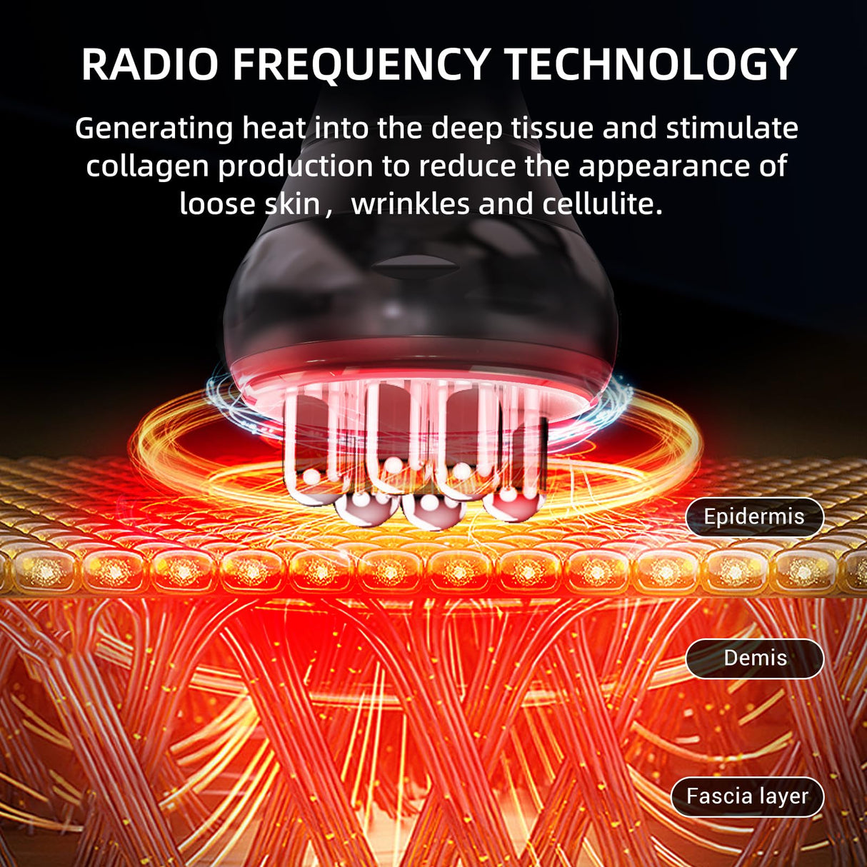 Improvement in The Appearance of Cellulite Device Cellulite Massager Radio Frequency, Home Use