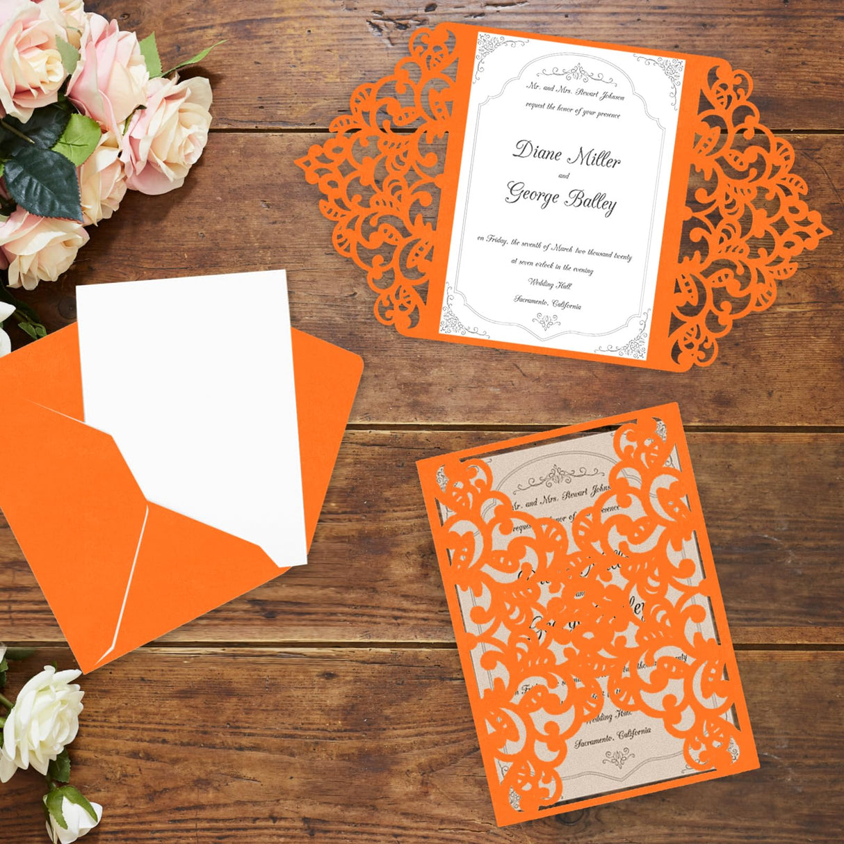 Orange Construction Paper 100 Sheets 80lb Cardstock Paper 8.5 x 11, Goefun Halloween Orange Cardstock for Christmas, Crafts, DIY Cards