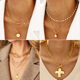 FANDY 137 Pieces Gold Jewelry Set for Women