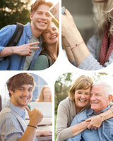 SUPHELPU Custom Bracelets with Picture Inside, Personalized Photo Bracelet Projection, Personalized Gifts for Memorial Mom Mothers Day, Women's Italian Style Charm Bracelets