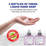 GOJO Premium Foam Handwash with Skin Conditioners, Cranberry Scent, EcoLogo Certified, 1200 mL Foam Hand Soap Refill TFX Touch-Free Dispenser (Pack of 2) – 5361-02