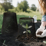 10 Pack 9.2 x 9.2 Inch Chicken Wire Cloche Plant Protectors from Animals