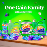 Gain Odor Defense Liquid Laundry Detergent, Super Fresh Blast Scent, 194 fl oz, 134 Loads, 2 in 1, Laundry Detergent Liquid Soap, HE Compatible