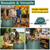 3 Pack 72 Gallon leaf collector bag lawn bags,leaf bags Heavy duty reusable,Gardening gloves included,Suitable for camping, yards, and recycling; can Cleaning debris, leaves, grass clippings