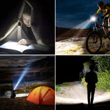 Blukar Rechargeable Flashlight 2 Pack, High Lumens Flashlight, Super Bright Small LED Flash Light- Zoomable, Adjustable Brightness, Long Lasting for Camping, Outdoors and Home Emergency