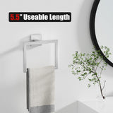 10-Pieces Brushed Nickel Bathroom Accessories Set, 23.6 Inch Bath Towel Bar Set, Stainless Steel Bathroom Hardware Set, Towel Racks for Bathroom Wall Mounted.