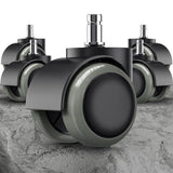 PChero Office Chair Wheels Replacement for IKEA Chairs, 10mm Stem (Set of 5), 2" Heavy Duty Swivel Polyurethane Casters for IKEA Chair Furniture Accessories, Protection for Hardwood Floors Carpet