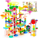 JOYIN 236Pcs Glowing Marble Run with Motorized Elevator- Construction Building Blocks Toys with 30 Glow in The Dark Plastic Marbles, STEM Toy for Boys and Girls Gift for Christmas