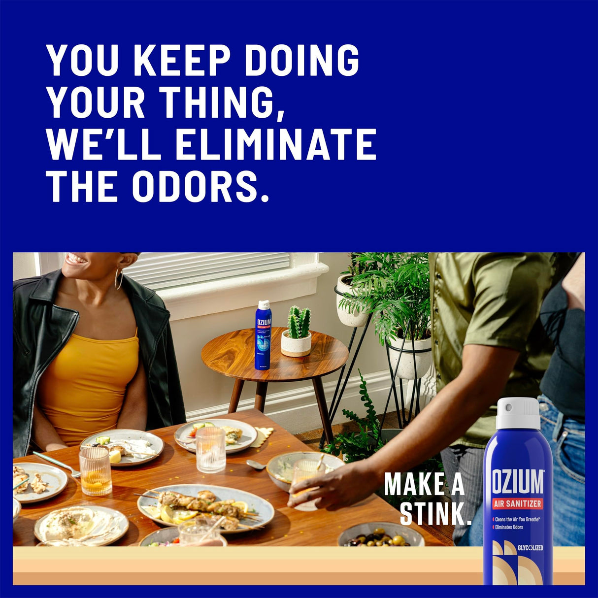 Ozium 8 Oz. Air Sanitizer & Odor Eliminator for Homes, Cars, Offices and More, Vanilla Scent, Pack of 6