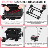 Chyaidach Rolling Cleaning Caddy, Cleaning Supplies Organizer with Trolley, Wearable Cleaning Tote Bag on Wheels with Hard Bottom, Cleaning Carts for Housekeepers/Home/Car/Office/Picnic (Pink)