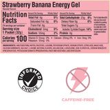 GU Energy Original Sports Nutrition Energy Gel, Vegan, Gluten-Free, Kosher, and Dairy-Free On-the-Go Energy for Any Workout, 24-Count, Strawberry Banana