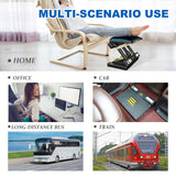 Arejonner Foldable Foot Rest, 12 Modes Adjustable Ergonomic Foot Rest for Office, Yellow