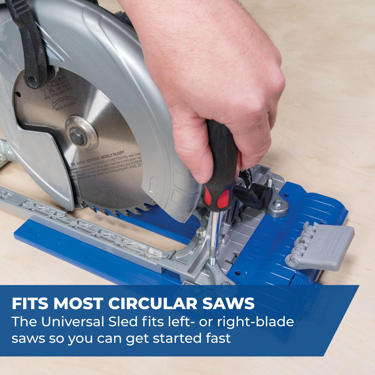 Kreg KMA2685 Rip-Cut Circular Saw Guide - Cutting Tool - Guide is Best for Regular (Side-Blade) Circular Saw - Ensure Compatibility Before Use - Woodworking Tools for Home Improvement