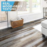 Art3d Peel and Stick Floor Tile Vinyl Wood Plank 36-Pack 54 Sq.Ft, Old Wood, Rigid Surface Hard Core Easy DIY Self-Adhesive Flooring