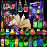 Rhybor Magic Potion Kit for Kids,Mix 22 Bottles Fairy Magic Potions,Mystery Potions Craft Kit,Christmas Halloween Decorations Birthday Gift Toys for Girl 6 7 8 9 10