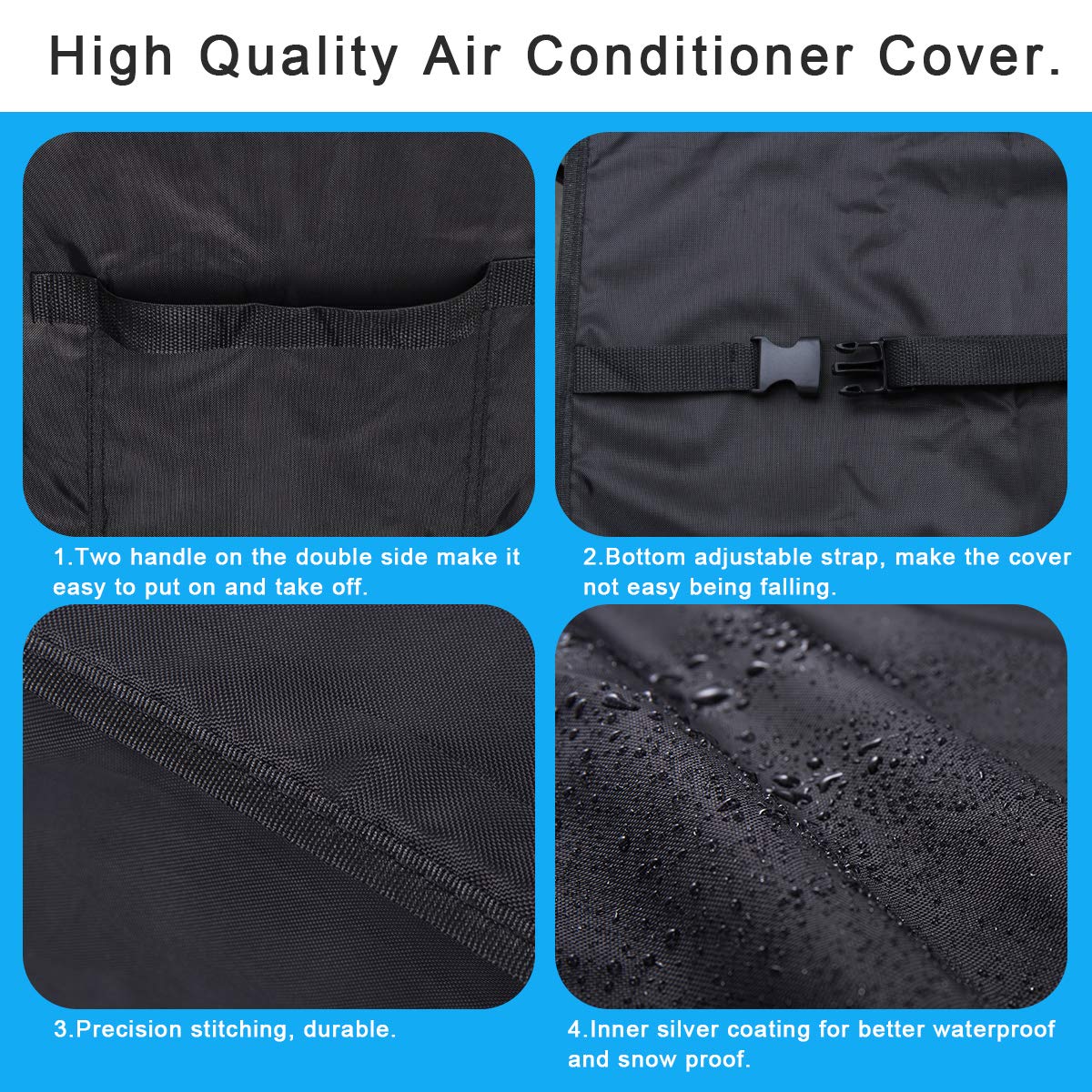 Cooler Cart Cover Black, Luxiv Waterproof Rolling Cooler Cover 34L x 20W x 32H inches 80 Quart Rolling Ice Chest Sleeve for Anti Rain, Sunlight, Dust (34L x 20W x 32H)