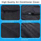 Cooler Cart Cover Black, Luxiv Waterproof Rolling Cooler Cover 34L x 20W x 32H inches 80 Quart Rolling Ice Chest Sleeve for Anti Rain, Sunlight, Dust (34L x 20W x 32H)