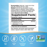 Nature's Way Ashwagandha, Reduces Stress*, Premium Extract, Adaptogenic*, Non-GMO Project Verified, Vegan, 60 Capsules