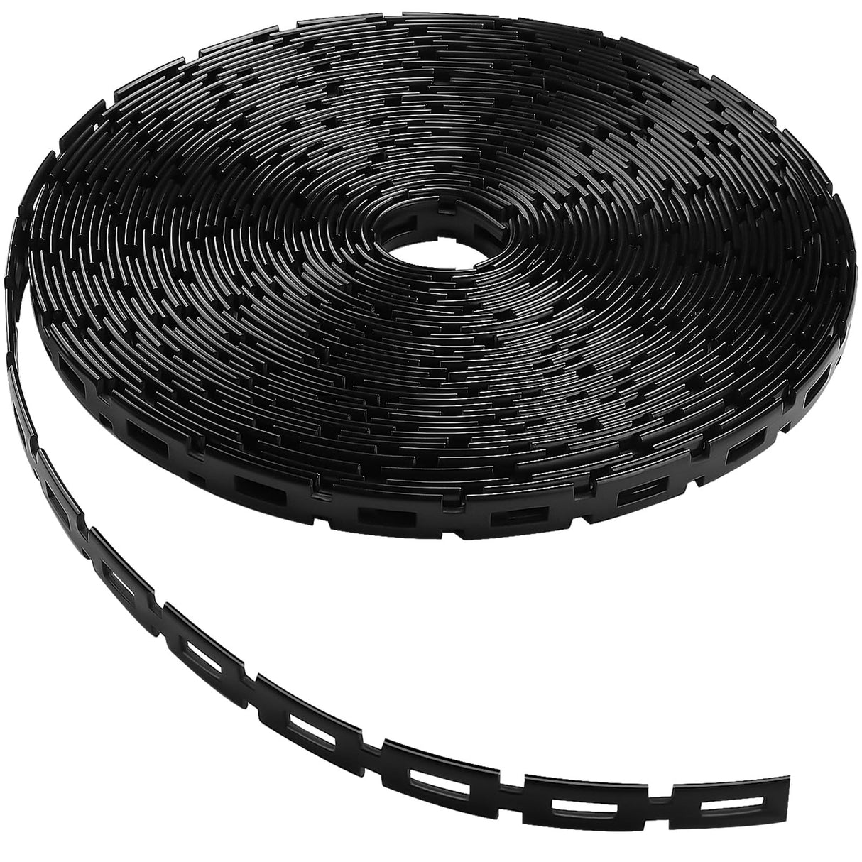 50 FT Chain Lock Tree Ties, 0.5Inch Outdoor Plant Strap for Staking
