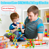 Qirptey Kids STEM Building Toys for 3 4 5 6 7 8+ Year Old Boy Birthday Gift