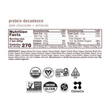 GoMacro MacroBar Organic Vegan Protein Bars - Dark Chocolate + Almonds (2.3 Ounce Bars, 12 Count)