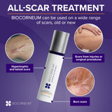 Biocorneum Advanced Scar Treatment with Silishield® & SPF 30 10g – Made in the USA, Fast-Drying, Silicone Scar Gel - Surgeon Recommended for New & Old Scars - Suitable for Children Over 6 Months