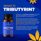 CoreBiome Tributyrin Supplement - Better Delivery & More Effective than Sodium Butyrate - Gut Health & Digestive Support - 3-in-1 Butyrate Postbiotics for Leaky Gut & Gut Barrier Support - 30 Capsules