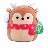 Squishmallows Original 10-Inch Darla The Christmas Deer - Official Jazwares Holiday Reindeer Plush- Collectible Soft & Squishy Stuffed Animal Toy- 2025 Limited Edition - Gift for Kids, Girls & Boys