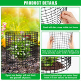 5 Pack Plant Protectors from Animals, 13x12" Plant Cages for Outdoor Plants