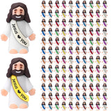 120Pcs Little Jesus Figures, 120pcs Action Figures Little Jesus Figurines in Bulk, Jesus Love You Figures, Religious Gifts for Christians Women Mom Easter Egg Stuffers Fillers, for Christmas (120)